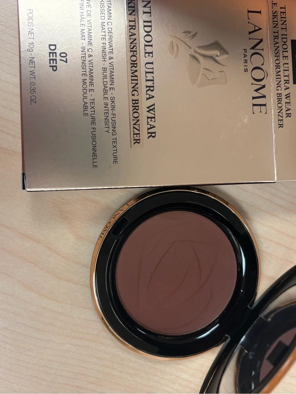 New Lancome Teint Idole Ultra Wear Skin Transforming Bronzer~07 deep Full size